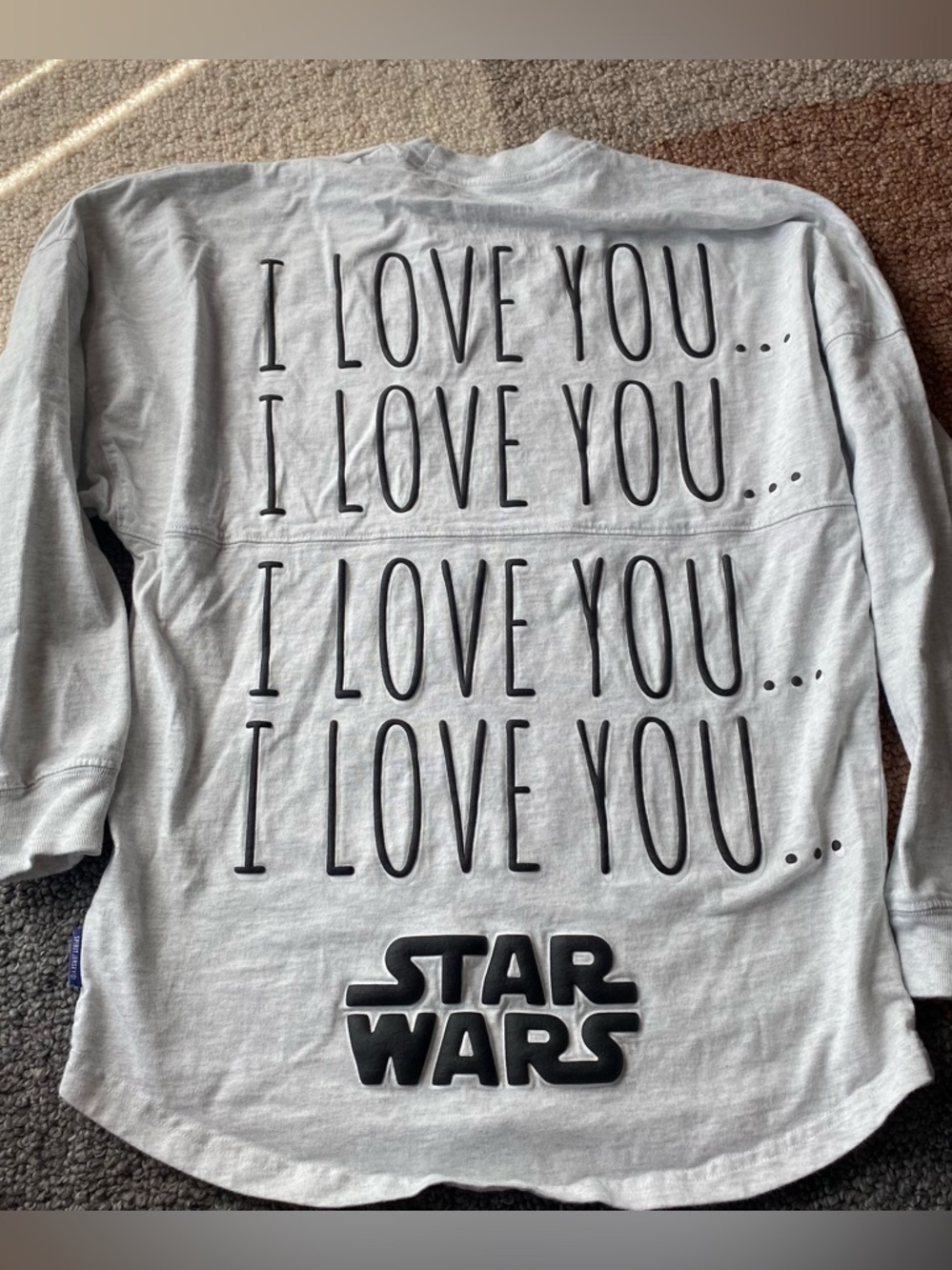 2022 Disney Parks I Love You Star Wars Falcon Spirit Jersey Adult XS